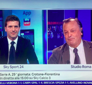 Francesco Vitale presenta Calciomercato Sliding Doors a Sunday Morning su Sky Sport 24